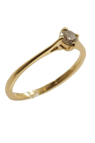 Bague 55 Solitaire moderne 0.20 carat 58 Facettes 21551