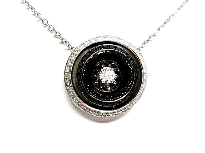 Collier Collier Or blanc Diamant 58 Facettes 1089443CN