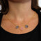 Collier Collier intailles sur pâte de verre 58 Facettes SC007