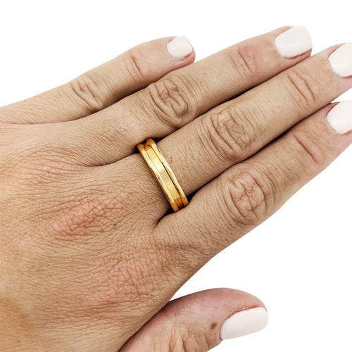 Bague 57 Bague Bulgari "B.Zero1" en or jaune. 58 Facettes 30630