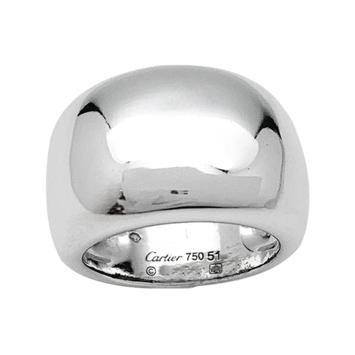 Bague 51 Bague Cartier "Nouvelle vague" en or blanc. 58 Facettes 30102