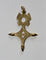 Pendentif Croix d'Agadez en or JAUNE 58 Facettes 368