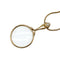 Collier Chaîne et loupe en or jaune, diamants. 58 Facettes 29367
