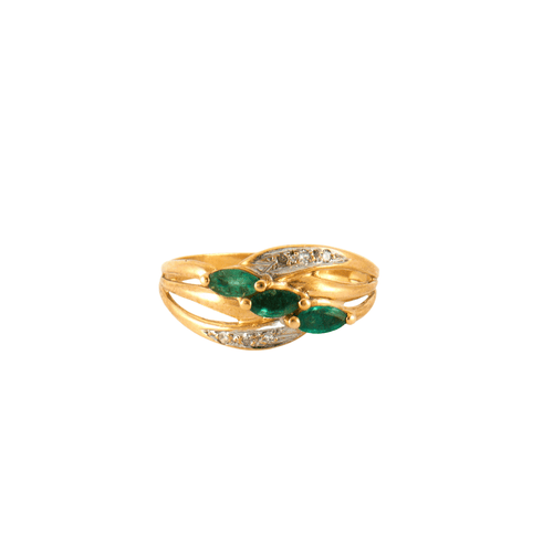 Bague Bague en Or jaune & diamants 58 Facettes