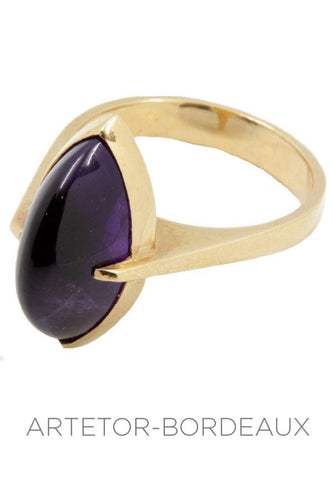 Bague 56 Bague pierre fantaisie 58 Facettes 12551