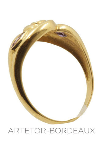 Bague 56 Bague moderne pierres fines et rubis 58 Facettes 3501