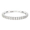 Bague 52 Alliance Cartier "Etincelle" en or blanc, diamants. 58 Facettes 30013