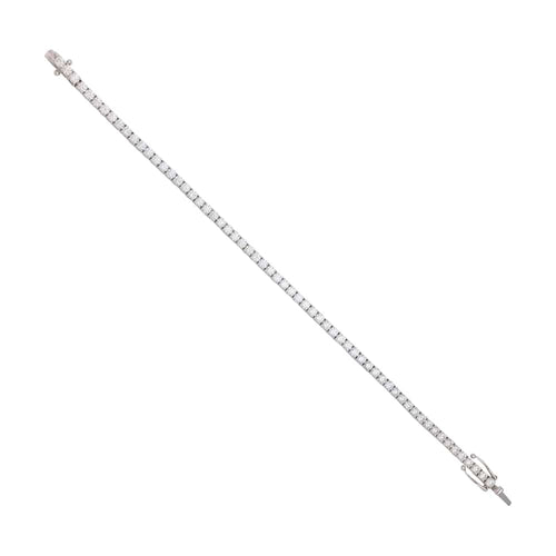 Bracelet Bracelet ligne en or blanc, 5 carats de diamants. 58 Facettes 29283