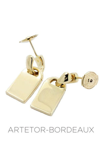 Boucles d'oreilles Boucles d'oreilles "Gourmette" Dior / Or Jaune 58 Facettes 31281