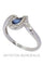 Bague 53 Bague moderne saphir et diamants 58 Facettes 32031