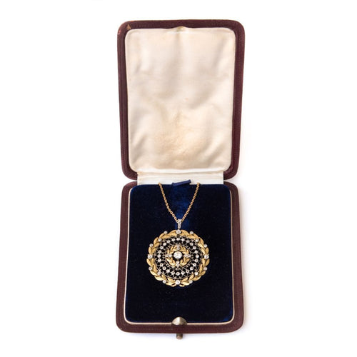 Pendentif Pendentif diamants rosace 58 Facettes 13-069-7402260