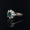 Bague 52 Bague or jaune émeraude diamants 58 Facettes 21-328-52
