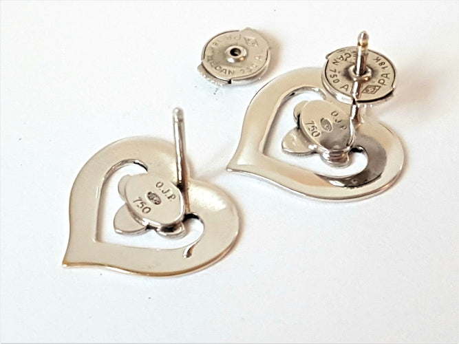 Boucles d'oreilles O.J. Perrin Boucles d'oreilles Légendes Or blanc 58 Facettes 06240CD