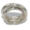 Bague Bague de la maison Hermès collection Vertige en argent 58 Facettes 0