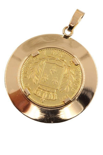 Pendentif Pendentif pièce Louis XVIII 58 Facettes 34481