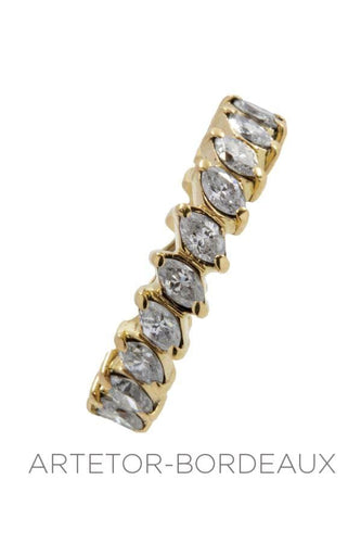 Bague 50 Alliance en diamants 58 Facettes 28711
