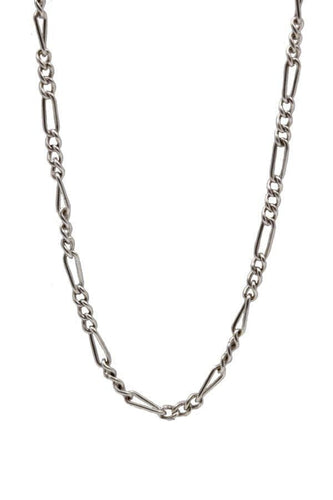 Collier Chaîne maille figaro alternée 58 Facettes 22291