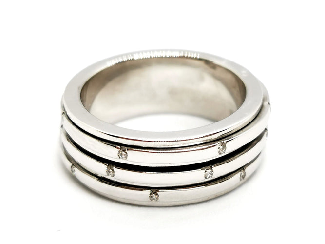 Bague 54 Piaget Bague Possession Or blanc Diamant 58 Facettes 1132944CN
