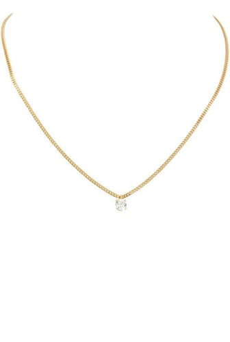 Collier Collier diamant prisonnier 58 Facettes 35551