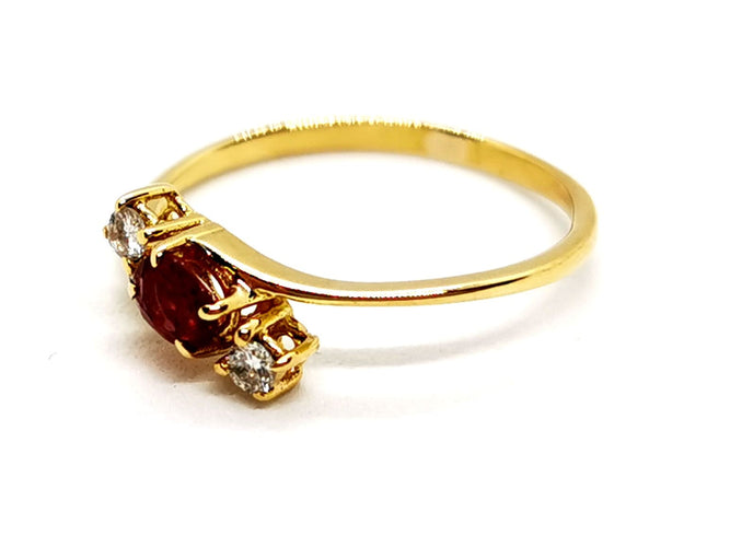 Bague 51 Bague Or jaune Rubis 58 Facettes 1161972CD