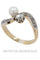 Bague 45 Vous et moi perle et diamants 58 Facettes 34681