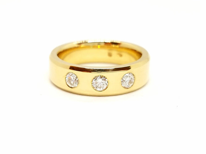 Bague 62 Bague Or jaune Diamant 58 Facettes 740212CN