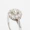 Bague 56 Bague marguerite diamants or blanc 58 Facettes 20-408-52