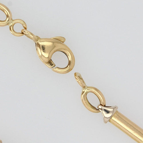 Bracelet Bracelet gourmette maillons 2 ors 58 Facettes 21-155A