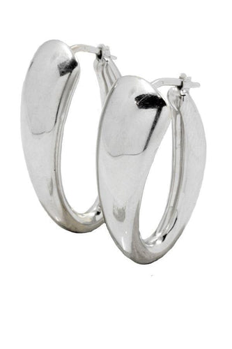 Boucles d'oreilles Créoles modernes 58 Facettes 26831
