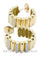 Boucles d'oreilles Créoles godrons diamants 58 Facettes 31331
