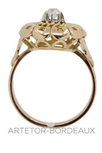 Bague 61 Bague 50' diamant 58 Facettes 35361