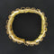 Bracelet Bracelet tank or maille épi articulée 58 Facettes 16-360