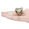 Bague 51 Bague Christian Dior "Miss Dior" en or jaune, béryl vert et diamants. 58 Facettes 25581-1