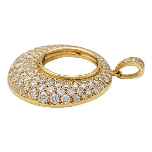 Pendentif Pendentif en or jaune et diamants. 58 Facettes 30517