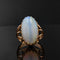 Bague 57 Bague opale et or jaune vintage 58 Facettes 20-380-57
