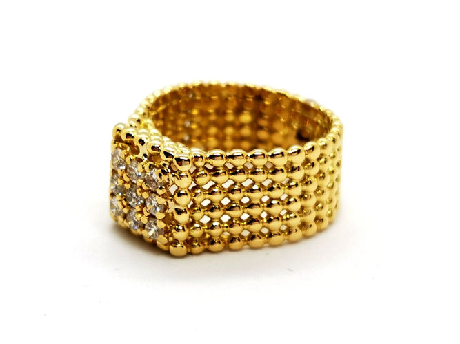 Bague 46 Bague Perlé Or jaune Diamant 58 Facettes 1099688CN