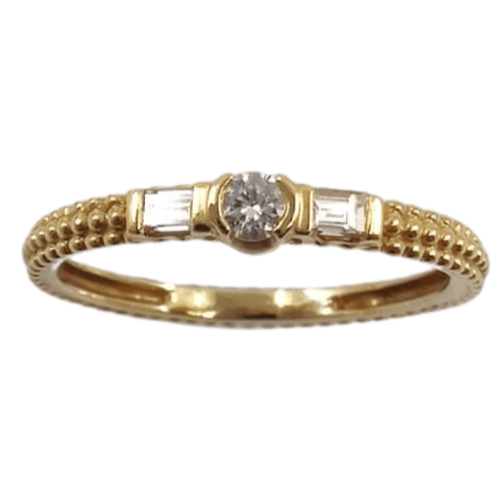 Bague 53 Mauboussin - solitaire Amour je t'aime en or jaune 58 Facettes 0
