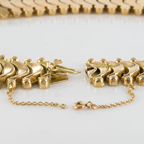 Collier Collier rétro or articulé 58 Facettes 19-543
