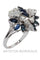 Bague 55 Bague saphirs et diamants 58 Facettes 33471