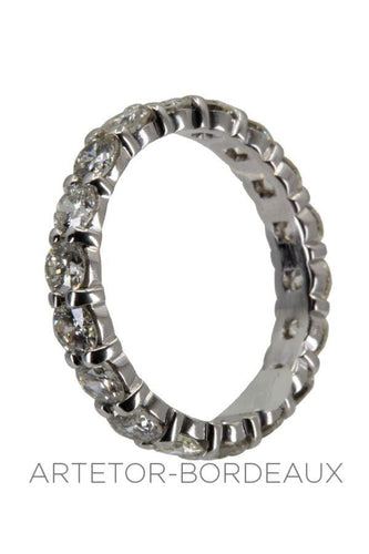 Bague 50 Alliance diamants 58 Facettes 35871