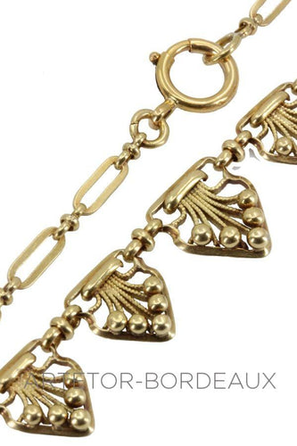 Collier Draperie ancienne filigrane 58 Facettes 34981