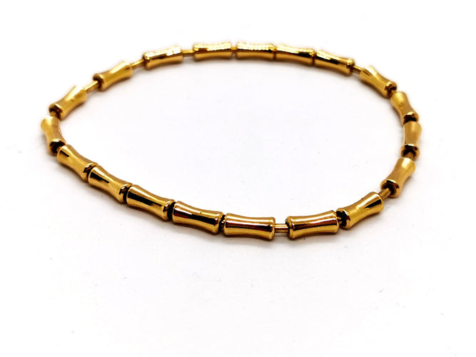 Bracelet Gucci Bracelet Bamboo Or jaune 58 Facettes 1048317CD