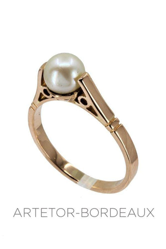 Bague 53 Bague moderne perle 58 Facettes 35921