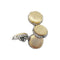 Boutons de manchette Boutons de manchette Cartier en platine, or jaune et diamants. 58 Facettes 30134
