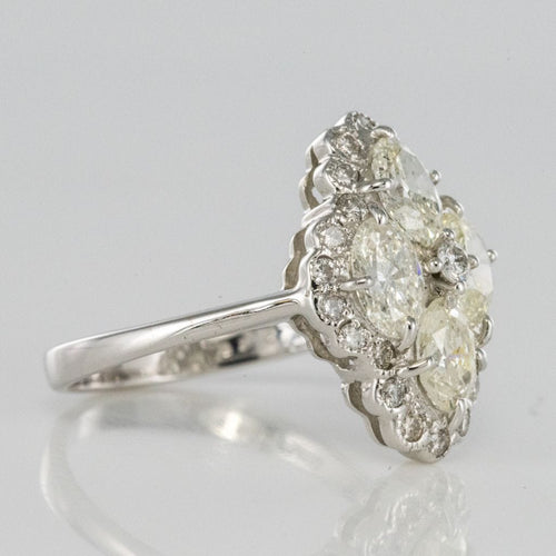 Bague 52 Bague Diamants esprit marquise 58 Facettes 11-166-4023110-52
