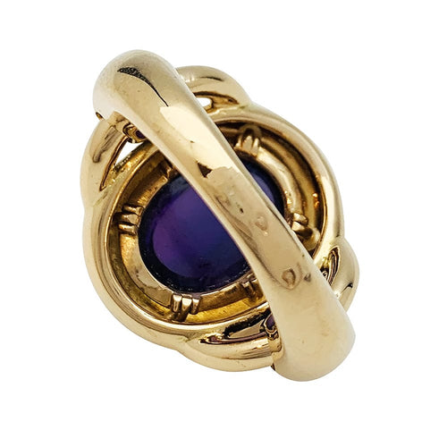 Bague 52 Bague Poiray "Indra" or jaune et améthyste. 58 Facettes 30666