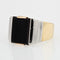 Bague 58 Chevalière art déco homme onyx platine et or 58 Facettes 21-211-58