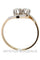Bague 52 Toi et moi ancien diamants 58 Facettes 31891