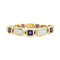 Bracelet Bracelet Van Cleef & Arpels "St Germain" en or jaune, améthystes et nacres. 58 Facettes 30289