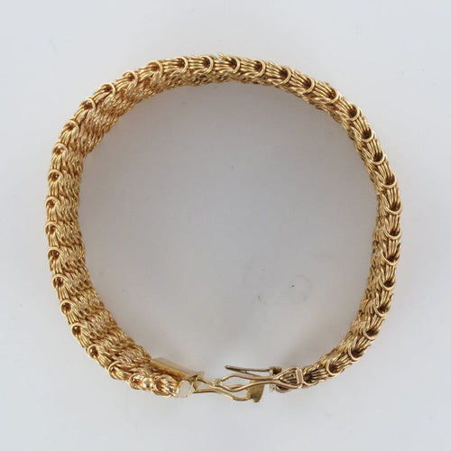 Bracelet Bracelet ancien maille tressée ajourée 58 Facettes 19-232
